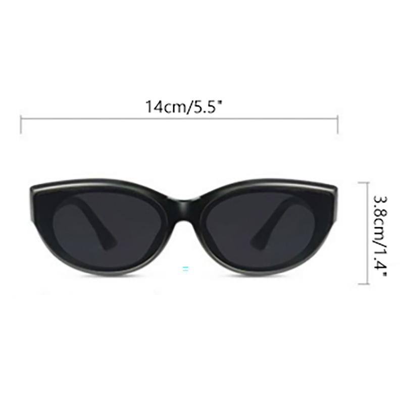 Classic Small Oval Sunglasses For Men And Women Minimalist Retro Shades For Street Style