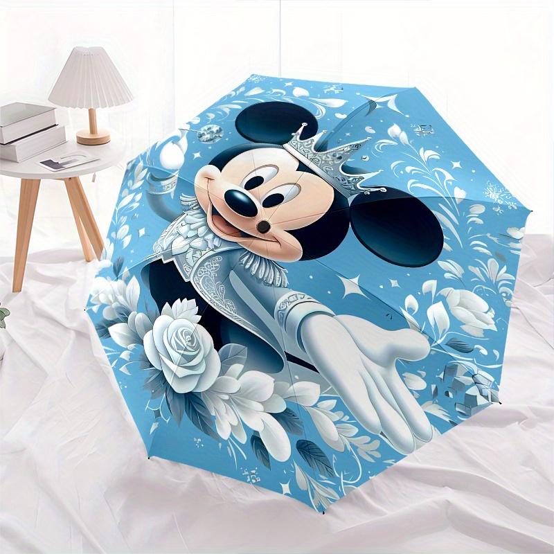 

Disney Mickey Mouse,Crown,Flowers Fashion Manual Folding Umbrella - Reinforced Eight Ribs, Automatic Opening and Closing, Lightweight, Ssuit