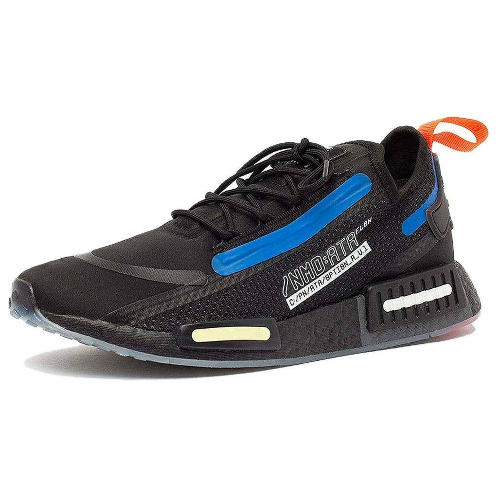 adidas NMD_R1 Spectoo 'Core Black' (Unisex) Core Black / Core Black / Yellow Tint Casual Shoes FZ3201