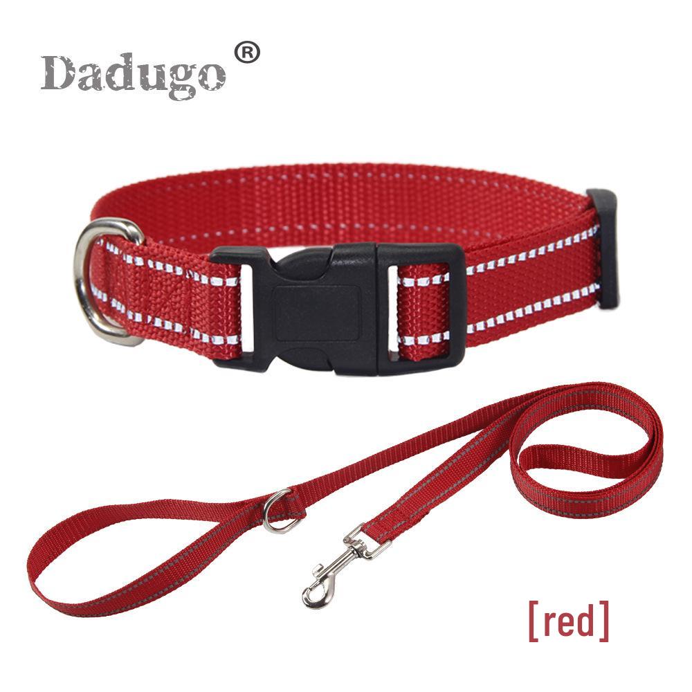 Reflective Pet Collar & Leash Set for Medium & Large Dogs and Cats