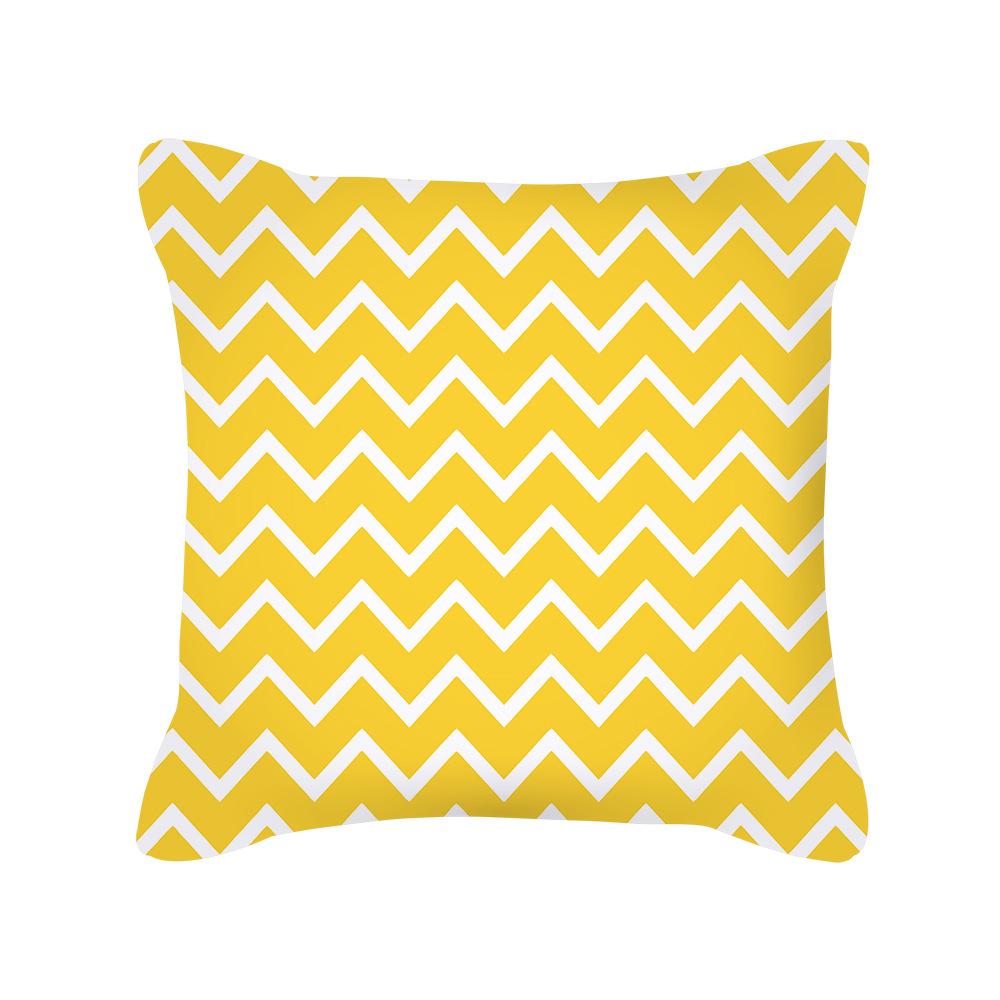 Modern Simple Geometric Pillow Nordic Style Peach Skin Bedside Cushion Cover Waist Pillow Cover New Home