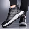 High Quality Warm Fur Men Hikking Shoes Non-slip Sports Shoes Fashion Comfortable Moccasins Breathable Retro Men Walking Sneaker