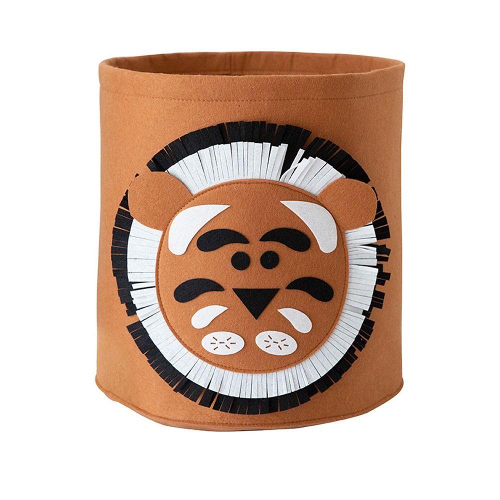 

Дрібниці Складна коробка для зберігання Бавовняний кошик для зберігання тварин Складний кошик для білизни для дитячих іграшок Flower faced tiger