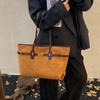 Chic Minimalist Retro Tote: Autumn/Winter High-End Shoulder Bag for Casual Work & Commute