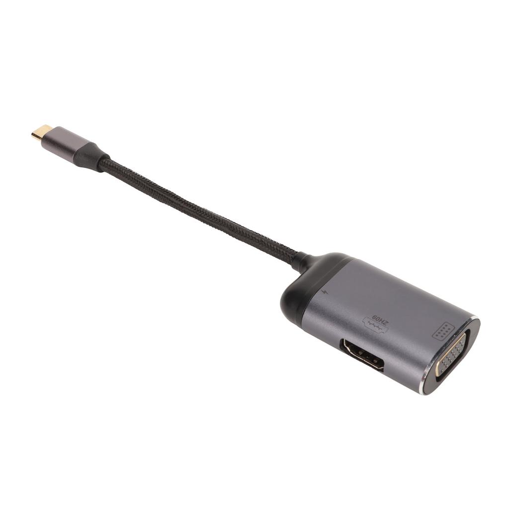 USB C Hub Type C to VGA HD Multimedia Interface PD100W USB C Docking Station Support 4K 60HZ Docking Station for Tablet