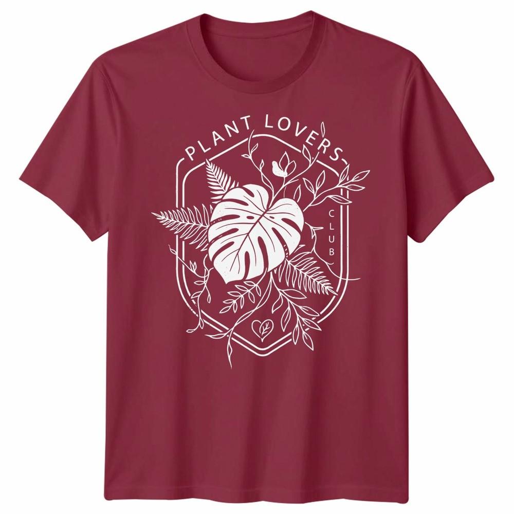 Plant Lovers Unisex T Shirt Botanical Graphic Tee For Gardeners Gardening Gift