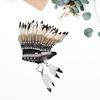 Indian Hairband Carnivals Party Feather Headband Adult Cosplay Hairhoop Ethnic Feather Hairband