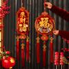 Horse Year Pendant With Tassel  Chinese New Year Hanging Decoration  Spring Festival Cute Horse Hanging Ornament