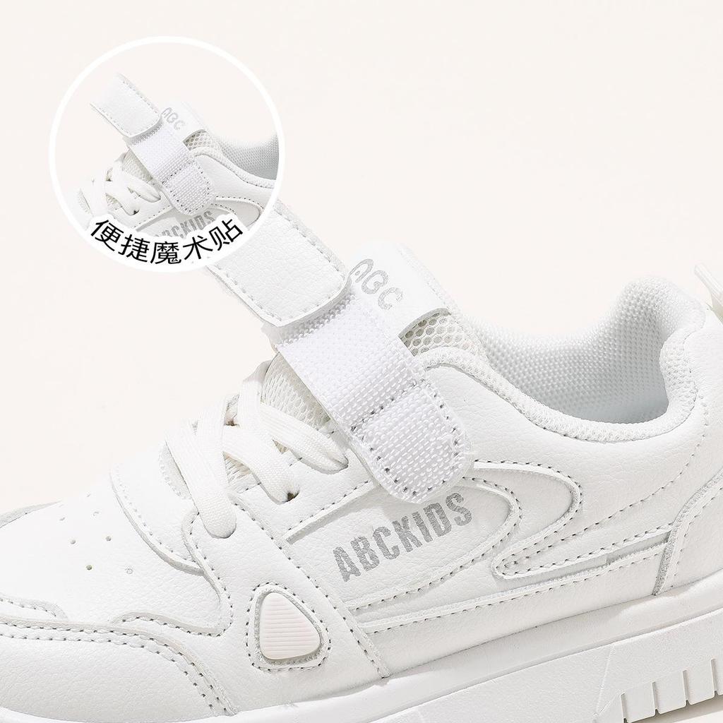ABC Kids 6137 Unisex Casual Sneakers - Autumn 2025 White Hook-and-Loop Shoes