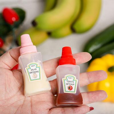 1/2/4 Teile/satz Mini Tomaten Soße Salat Dressing Öl Spray Flasche Tragbare Kleine Sauce Container