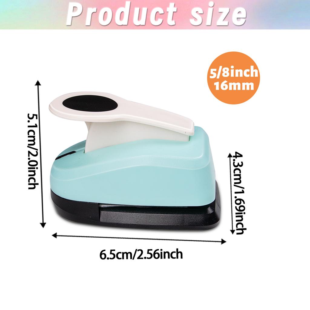 Circle Cutters Paper Hole Punch Cutter Tool Set 2 inch 50mm 38mm 25mm 16mm 9mm Circle Shapes Hole for card making scrapbooking