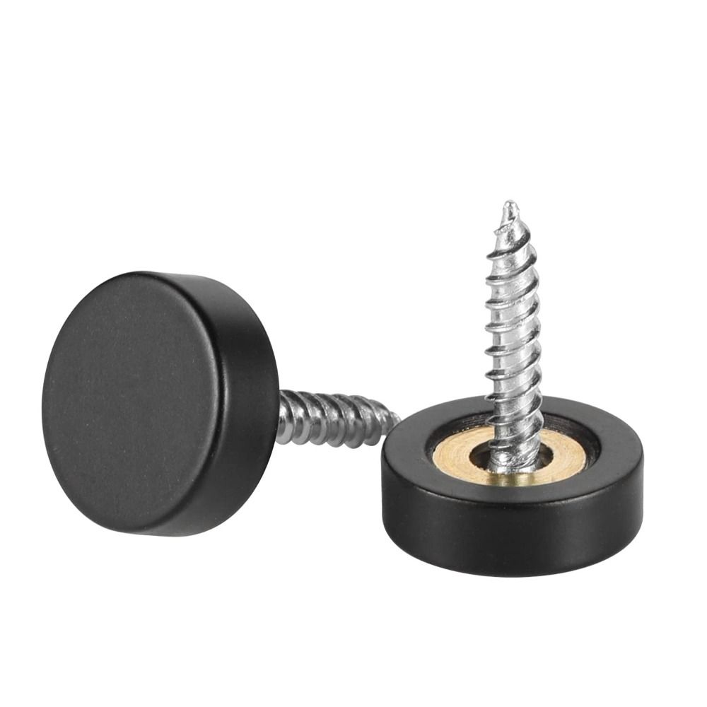 20Pcs Stainless Steel Screw Covers Caps Mirror Decorative Screws Caps Sign Shop Facilities