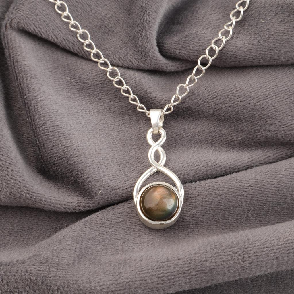 Wonderful Labradorite Gemstone Silver Pendant, Handmade Pendant, 925 Sterling Silver Jewelry Gift For Catholics