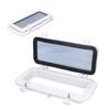 Rectangle Portlight Tempered Glass Opening Window for Marine Boat Yacht RV White 15-3/4 X 7-7/8in Boat Accessory Boat Portlight