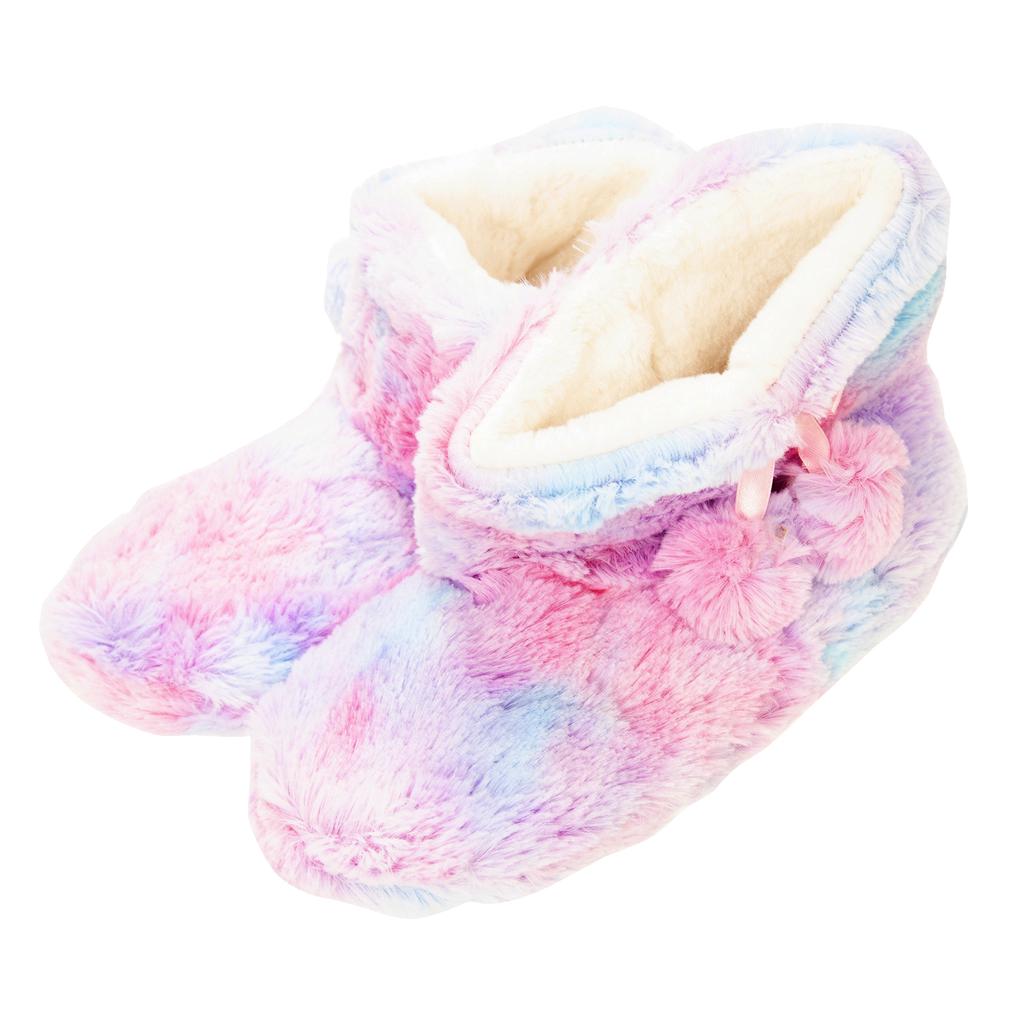 rainbow slipper boots