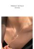 Korean Style Sweetheart Pearl Clavicle Necklace - Trendy Simple Peach Heart Design