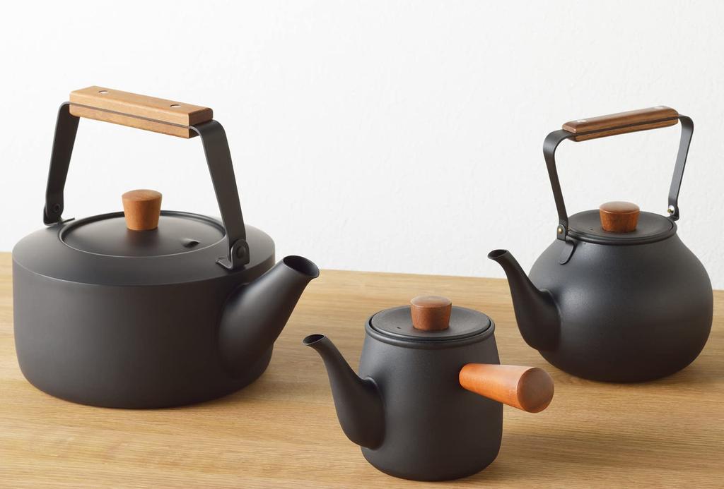 Miyazaki Seisakusho Tea Kettle IH Compatible Black Kettle (Small) 1.5L CHA-11