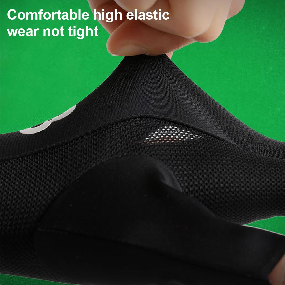 1PC Three-Finger Billiard Gloves Stitching Design Breathable Non-Slip Self-Adhesive Cloth Fixed Gloves Billiard Supplies
