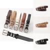 Fashionable Faux Leather Waist Belt With Pin Buckle For Retro Casual Style