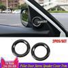 Carbon Fiber A Pillar Door Stereo Speaker Cover Trim For Honda Civic 2016 -