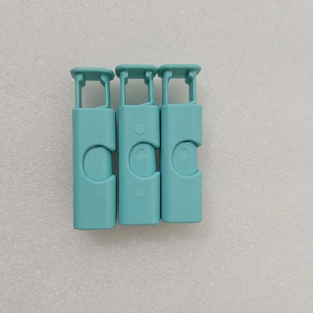 

3 шт. Зажимы для запечатывания продуктов Зажимы для пакетов для хранения хлеба для пакетов для закусок Пружинный зажим Многоразовый Органайзер для кухни Зажим для запечатывания синий