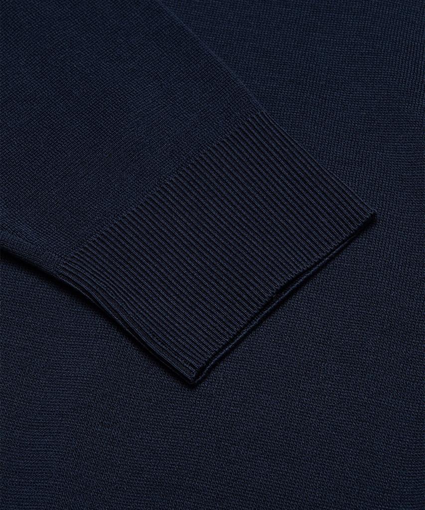 BROOKS BROTHERS 24Ss Mercerized Cotton 100% Polo Sweater (Navy) (Bbwtmb0005Qes)