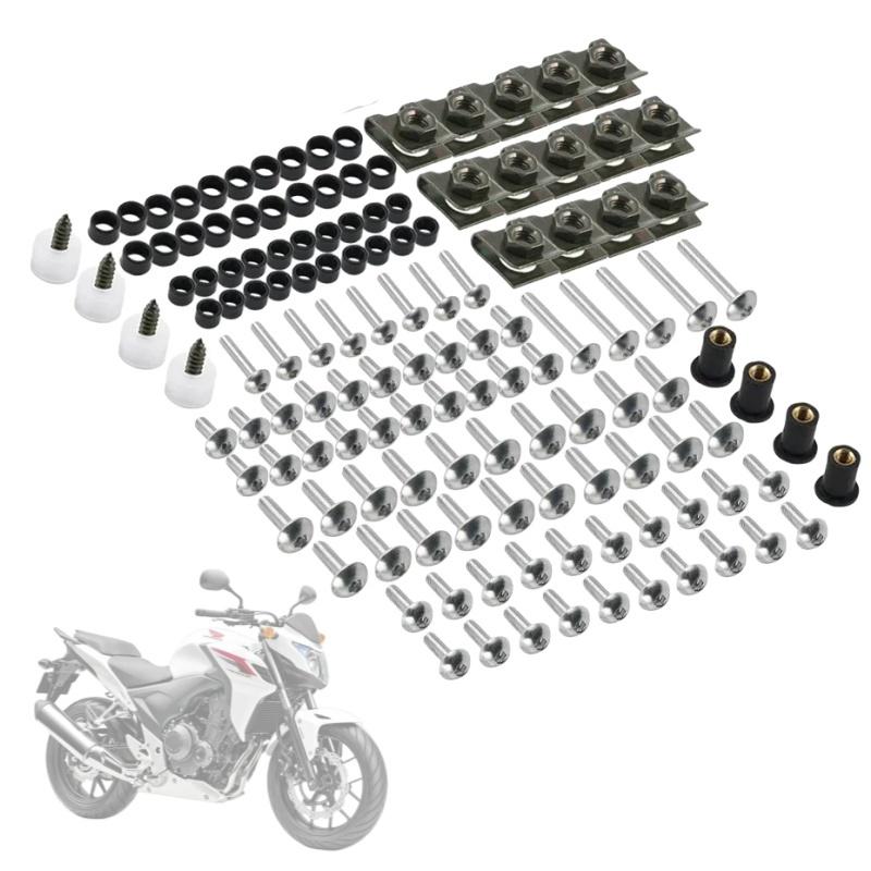 

177 шт. M5 M6 мотоцикл полный обтекатель болты CNC винт для Ducati 748 749 750SS 848 900SS 916 996 998 999 1098 1098S Panigale серебряный