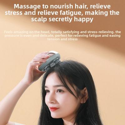 Mini Head Massager Magnetic Rechargeable Massager Electric Scalp Kneading Multifunction Physiotherapy Instrument