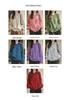 Women's Heather Yarn Polo Collar Cashmere Wool Blend Cardigan - Thick, Long Pile, Plush, Warm, Perfect for Autumn and Winter