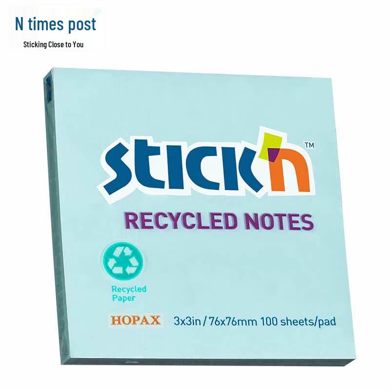 STICKN Eco-Friendly Recycled Sticky Notes
