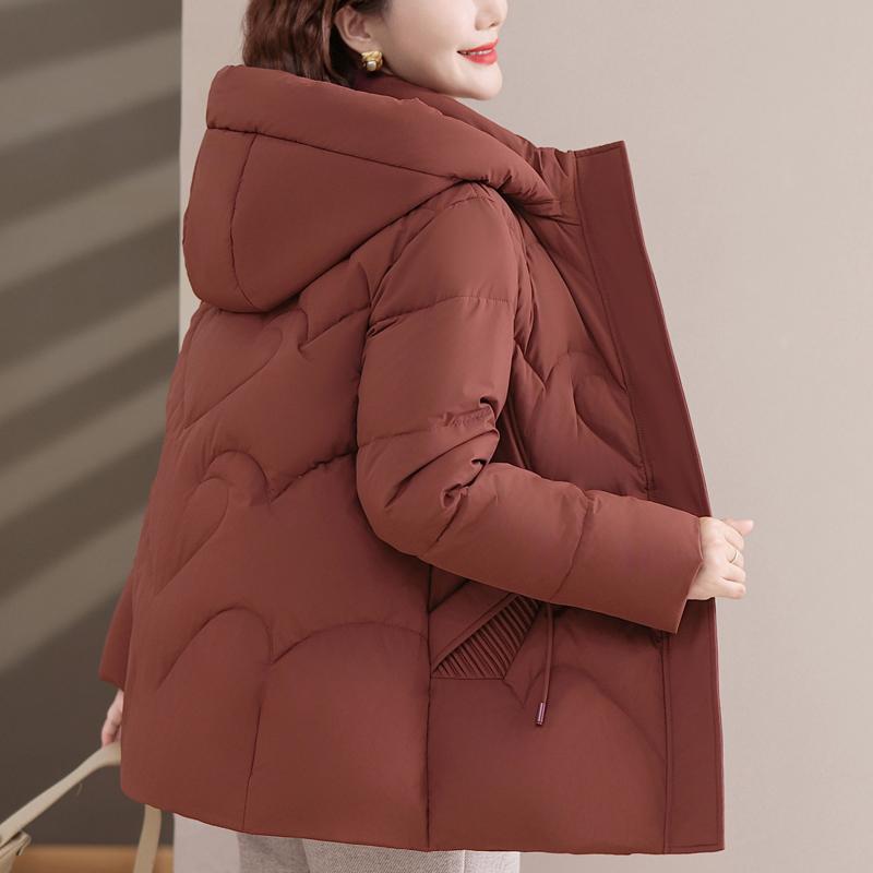 Middle Age Women's Winter Down Jackets Hooded Plus Size Thick Down Coats Woman Outerwears