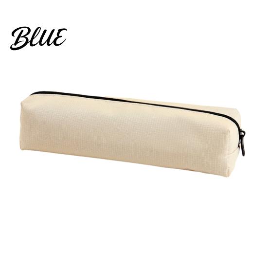 Low-saturation Color Pouch Simple School Case Capacity Large Oxford Pencil Pen Bag Supplies Organizer Zipper for Office Lightweight Stationery