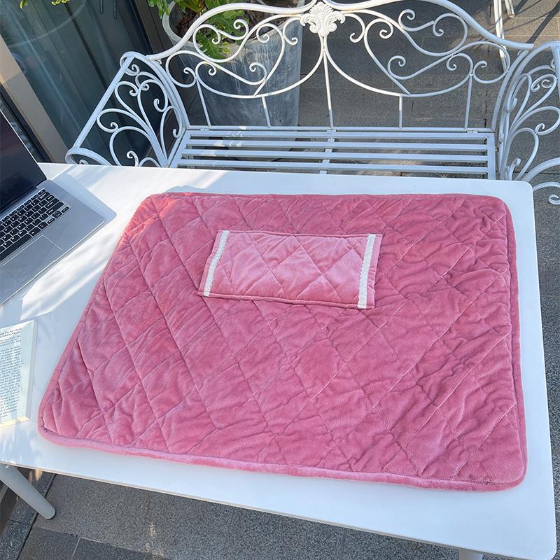 USB Electric Blanket, 60x80, Washable Crystal Velvet, 45℃ Constant Temp for Winter Warmth