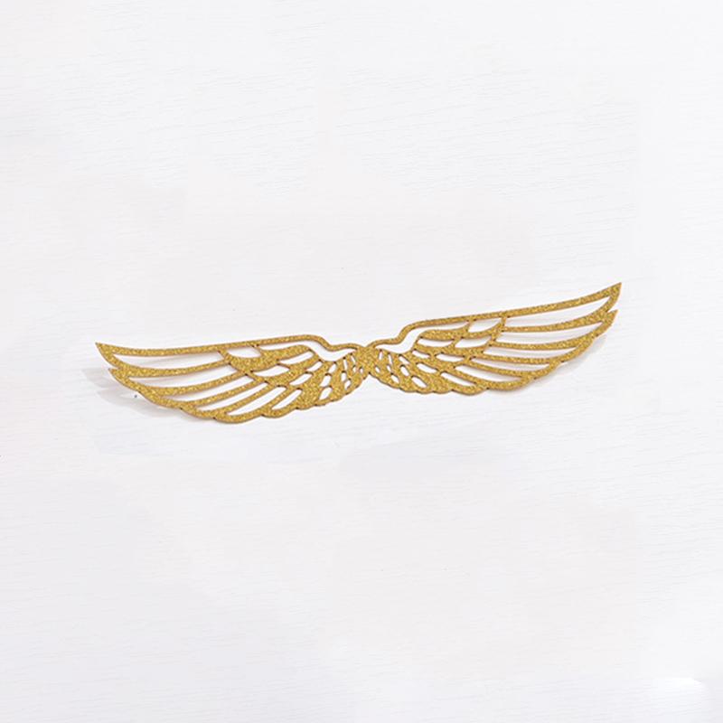 

50 шт. 3D листівки з крилами, вставка для кексів з видовбаними крилами