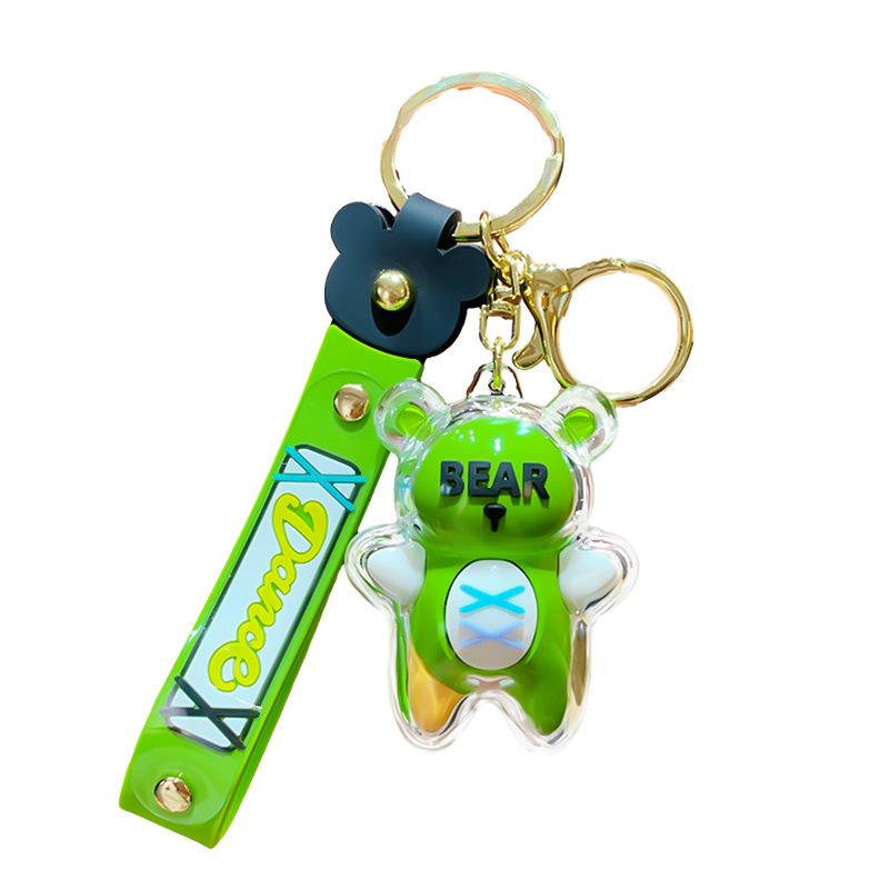 Cute Cartoon Strap Bear Keychain Bag Doll Pendant Car Bag Keychain Pendant Small Gift
