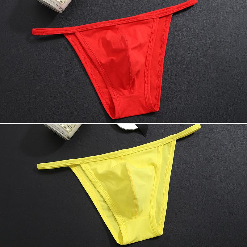Men's Sexy Underwear Thong Cotton Men's Thong Low Waist Underwear
