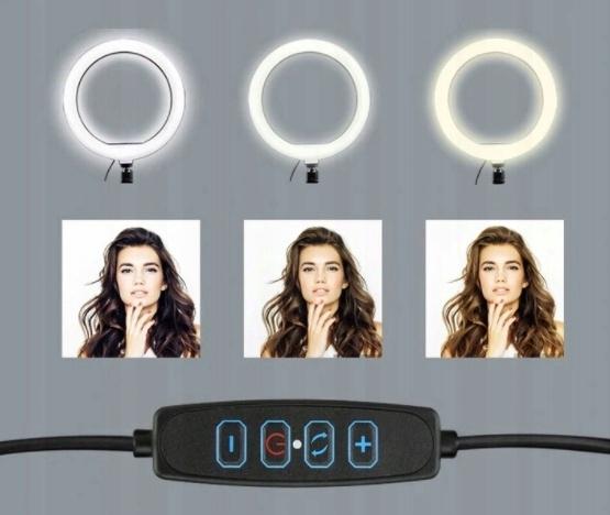 Led Ring Lamp 30Cm Remote Control + 220Cm Stand Youtube Makeup