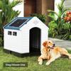 12W Solar Powered Fan Solar Exhaust Fan Ventilation Solar Shed Fan for Greenhouses, Chicken Coops, Shed, Dog House