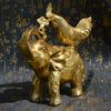 Glückverheißend ( und ) Ruyi Home Hahn Kupfer Elefant Ornament Metallhandwerk