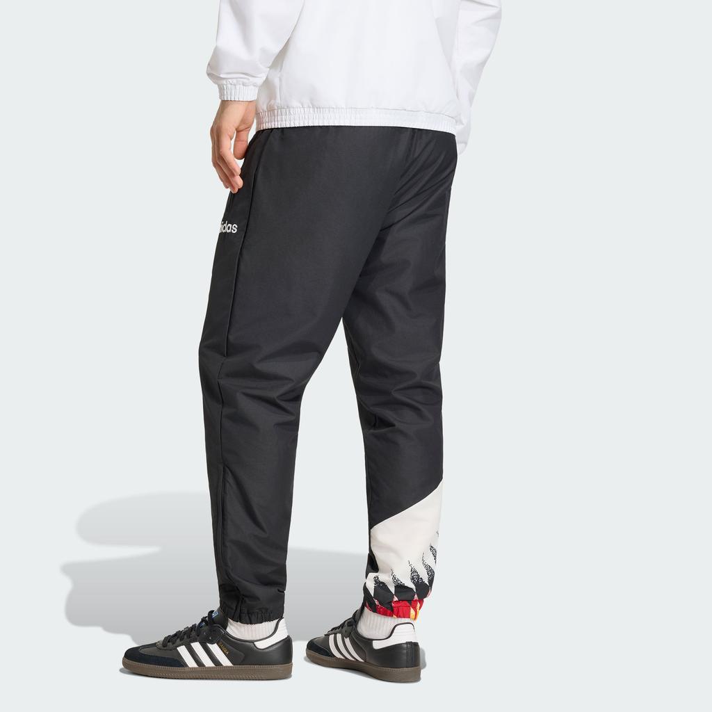 Adidas Knitted Sweatpants Men's Black Moderate Cuffed Pants