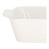 Mazzoni 37Cm White Baking Dish With Handles