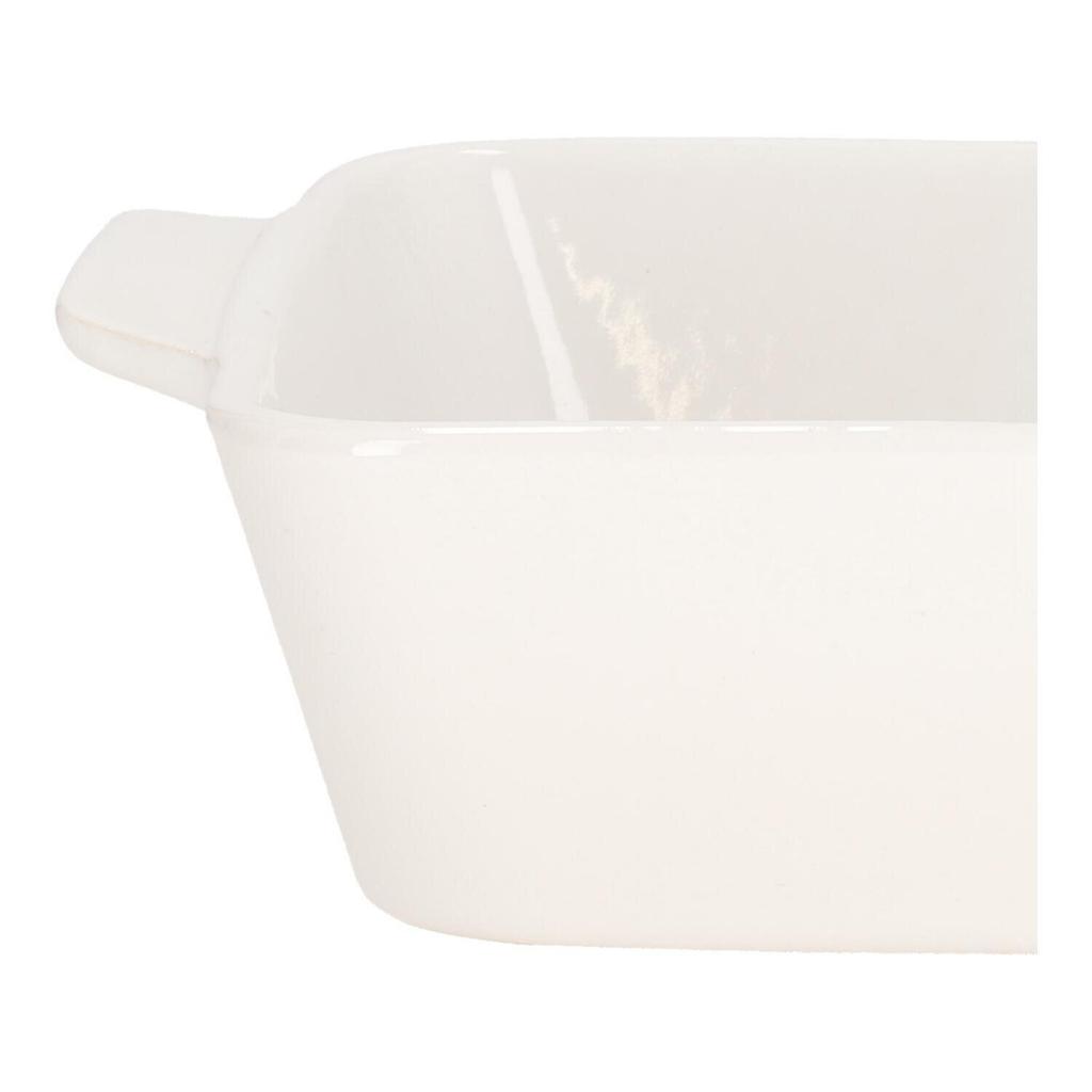 Mazzoni 37Cm White Baking Dish With Handles