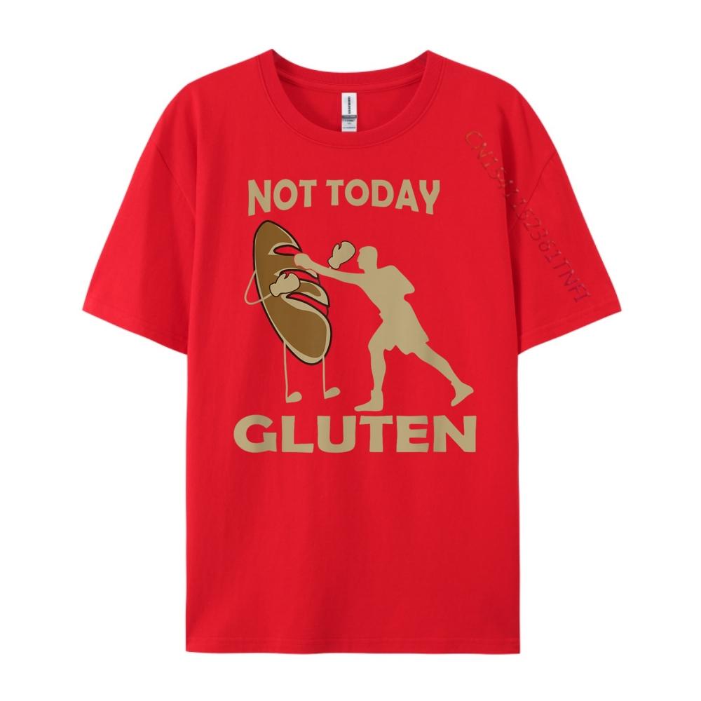 Gluten Free Funny Not Today Gluten Clothing Spring T Shirt Men Valentines Day S