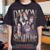 Vintage Damon Salvatore Shirt Tee T Retro Fans Birthday Present