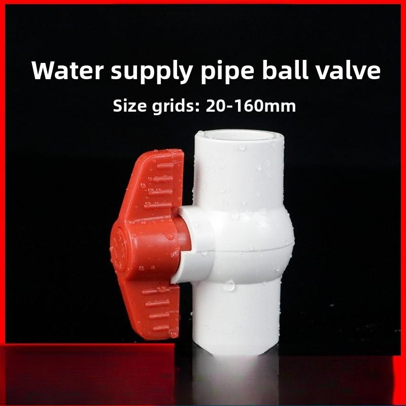 Diametru Interior 20/25/32/40mm Robinet Sferic PVC 3 Culori Opțional Slip Instalații Sanitare U-PVC Robinet Sferic Plastic Conector de Reparare Comutator Conductă