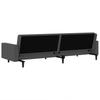 Vidaxl 2-Seater Sofa, Dark Grey, Upholstered In Velvet