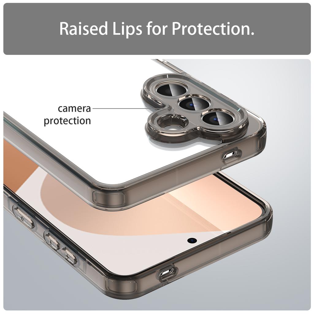 For Samsung Galaxy A57 5G Case TPU + Acrylic Phone Back Cover Anti Yellowing