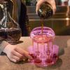Acrylic Shot Glasses Dispenser Acrylic Party Pourer Holder Six Glasses Dispenser Drink Tool For Wine Beer Whiskey Coffee Tea