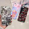 Für iPhone 5 5s Handyhülle iPhone SE 2016 Rückseite Weiches TPU Transparenter Silikon-Stoßfänger Blume Schmetterling Auf Apple iPhone5 5 s