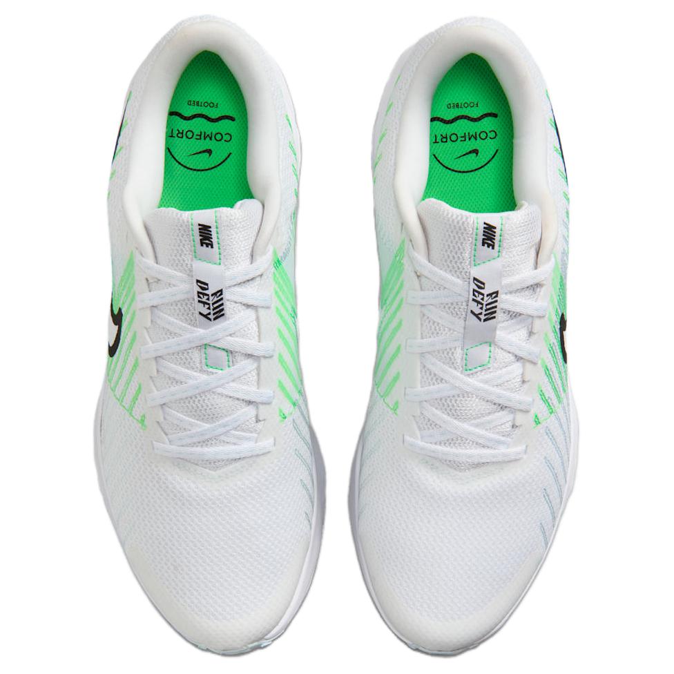 Nike Run Defy White Glacier Blue Men Sneakers Green-Strike Black HM9594-112